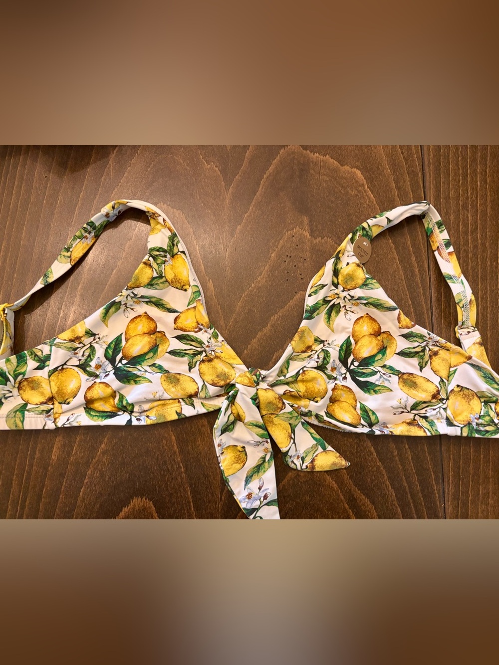 Nip Tuck Lemon Bikini Top 8. Worn once
